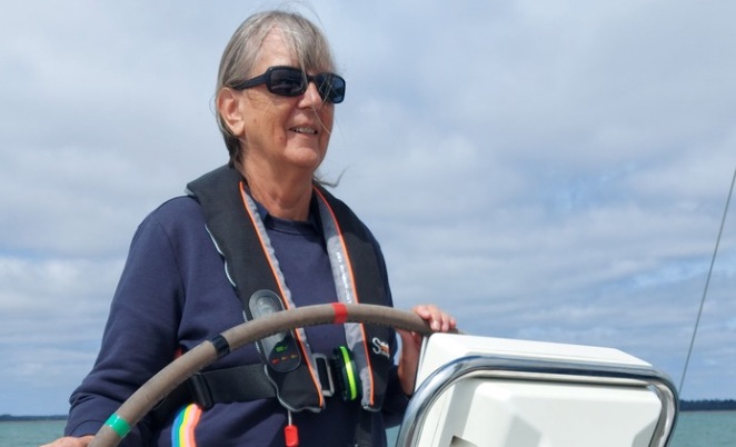 Vanessa Jones enjoys her Sailing adventure